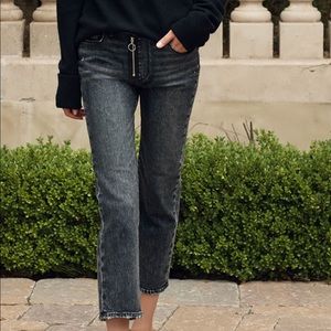 PAIGE Jeans - Paige Noella Straight Myra O-Ring Zipper PAIGE Jeans - Paige Noella Straight Myra O-Ring Zipper